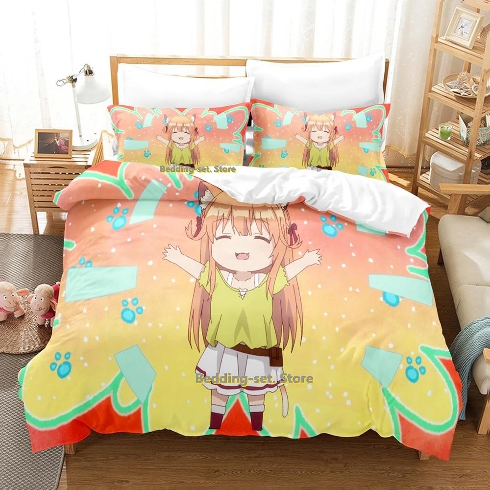Bestienbändiger Bettwäsche-Kollektion Einzelbett Twin Full Queen King Size Bett Kollektion Schlafzimmer für Erwachsene Kinder Bettbezug Kollektionen 3D-Druck Anime Mit Bettwäsche