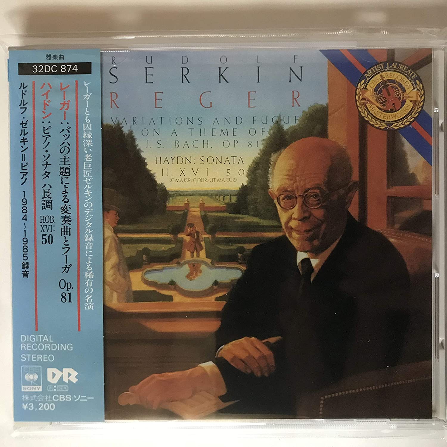 

CD - Reger; Variations and Fugue on Bach 32DC874 Japan Classical Used
