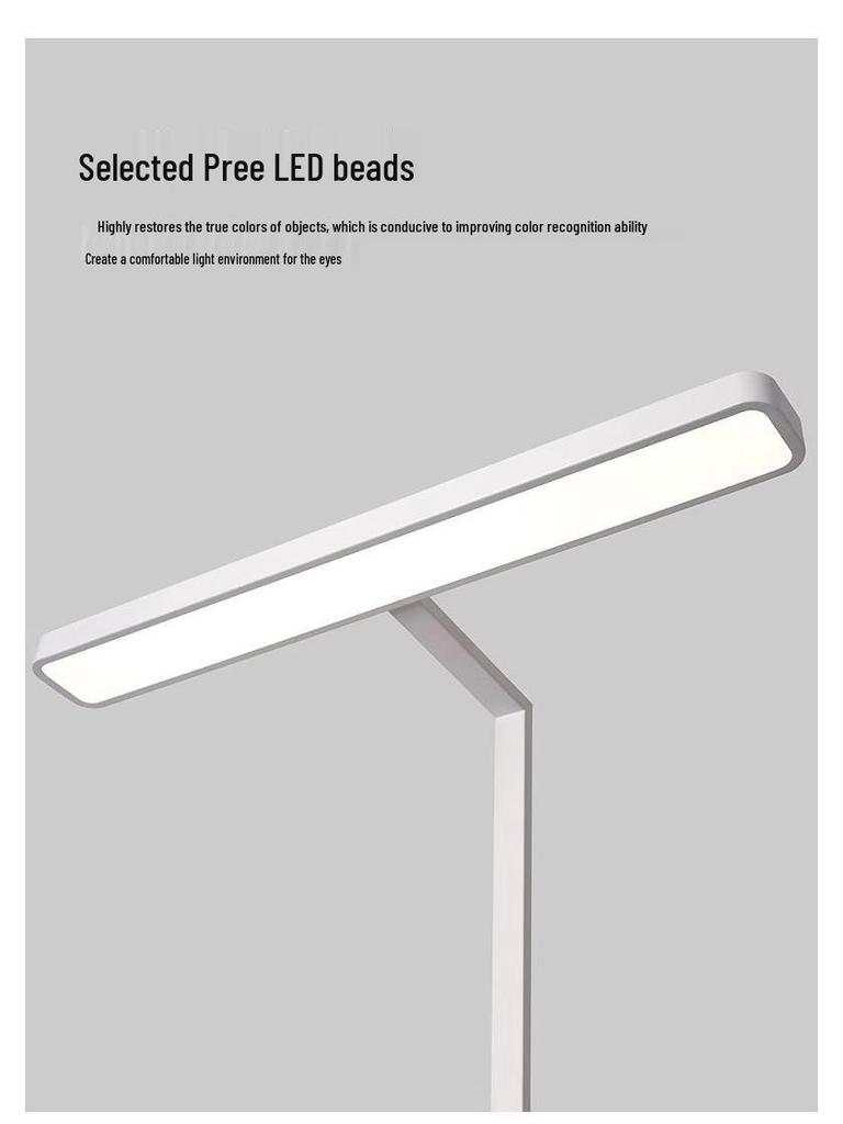 Eye-Protecting Floor Lamp: Full-Spectrum, Shadowless Design for Studying and Reading