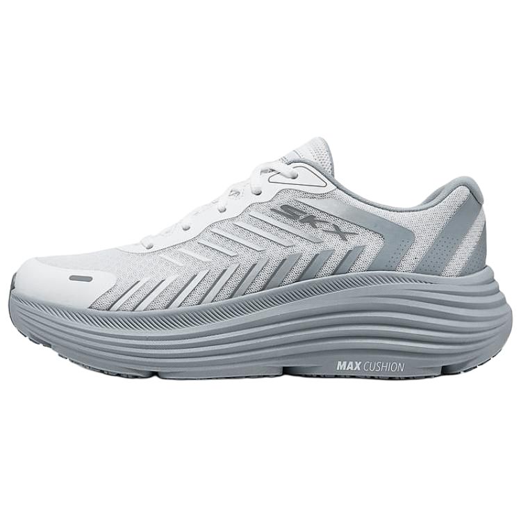 Skechers Go Comfortable Мягкие Прочные Низкие Повседневные Городские Для Коммьютинга Беговые Кроссовки Мужские кеды Белый Серый 220614-WGY 44