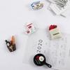 Simulation Magnetic Cooking Refrigerator Note Holder Fridge Magnets Board Stickers Message Sticker