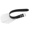 Hip Hop Non Mainstream Punk Leather Men Women Collar Personality Metal Tassel Necklace Clavicle Chain