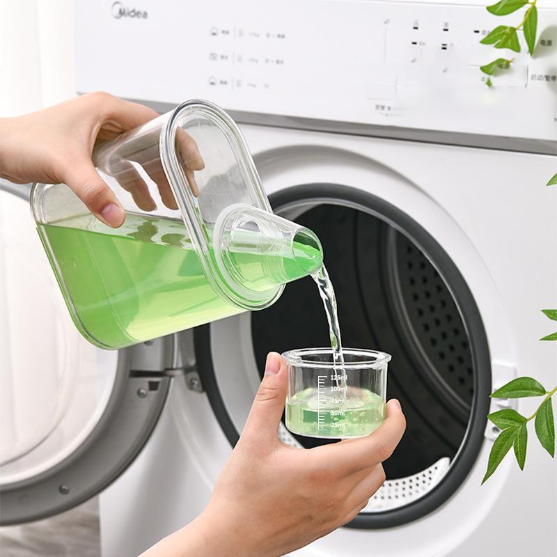 Airtight Laundry Detergent Powder Storage Box Container With Lids Grain Storage Jar Bleach Storage Container With Labels Airtig