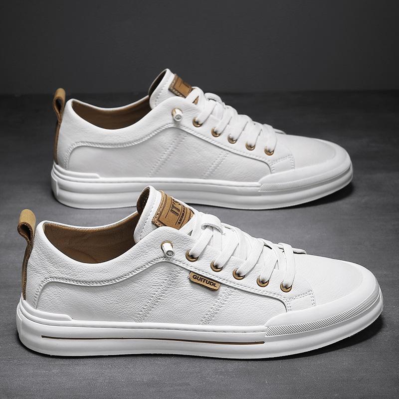 

Fashion Men s Shoes 2025 New Breathable Men s Sports Shoes Casual Leather Shoes Soft Comfortable Driving Shoes 39