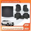 Car Floor Mats Cargo Trunk Liner For Jaguar F-PACE 2016-2025 Luxurious Textured Surface All-Season Vehicle Interior Accessories