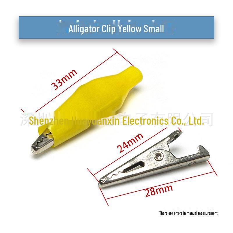 Cleme electrice tip crocodil: Cleme de testare cu teacă pentru baterii, cabluri și alimentare - mici, medii, mari