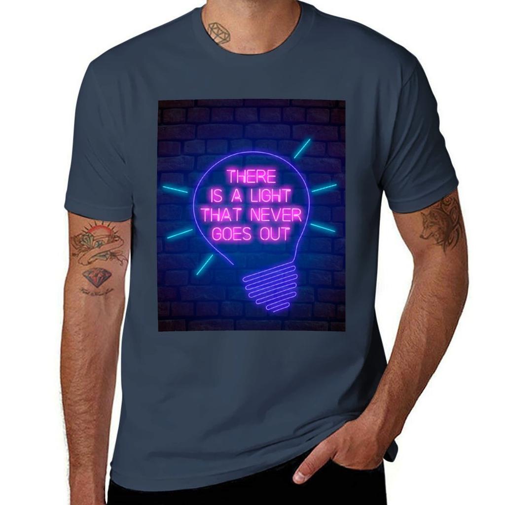 There Is A Light TShirt Basic All Season Solid TShirt