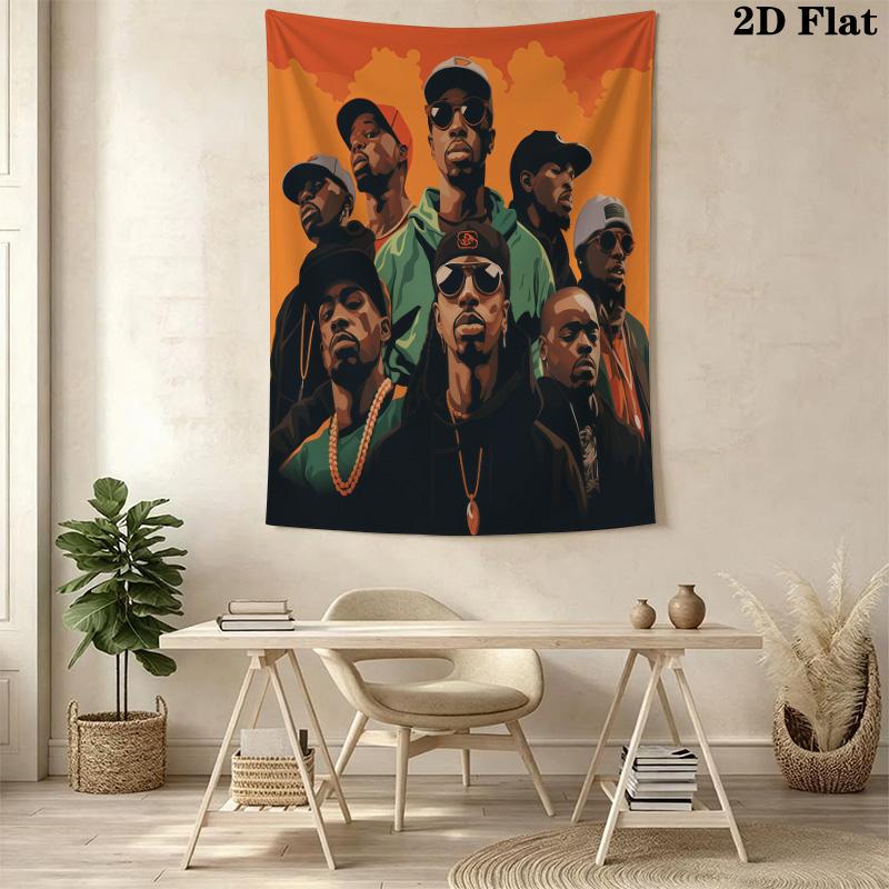 Rap Legends Visual Celebration Hiphop Culture Bedding 1 Duvet Cover 2 Pillowcase Without Core Duvet Cover And Pillowcase Bedding Set