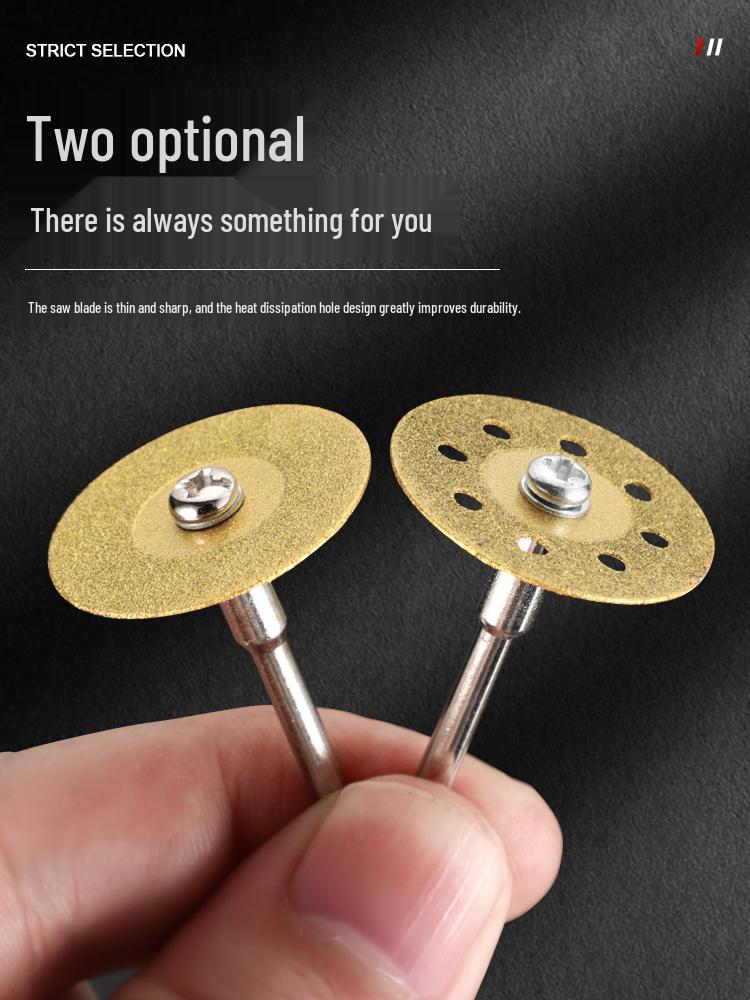 Carborundum Electric Grinder Cutting Disc for Polishing and Grinding Glass, Jade, Small Saw Blade, and Caulking Cleaning.