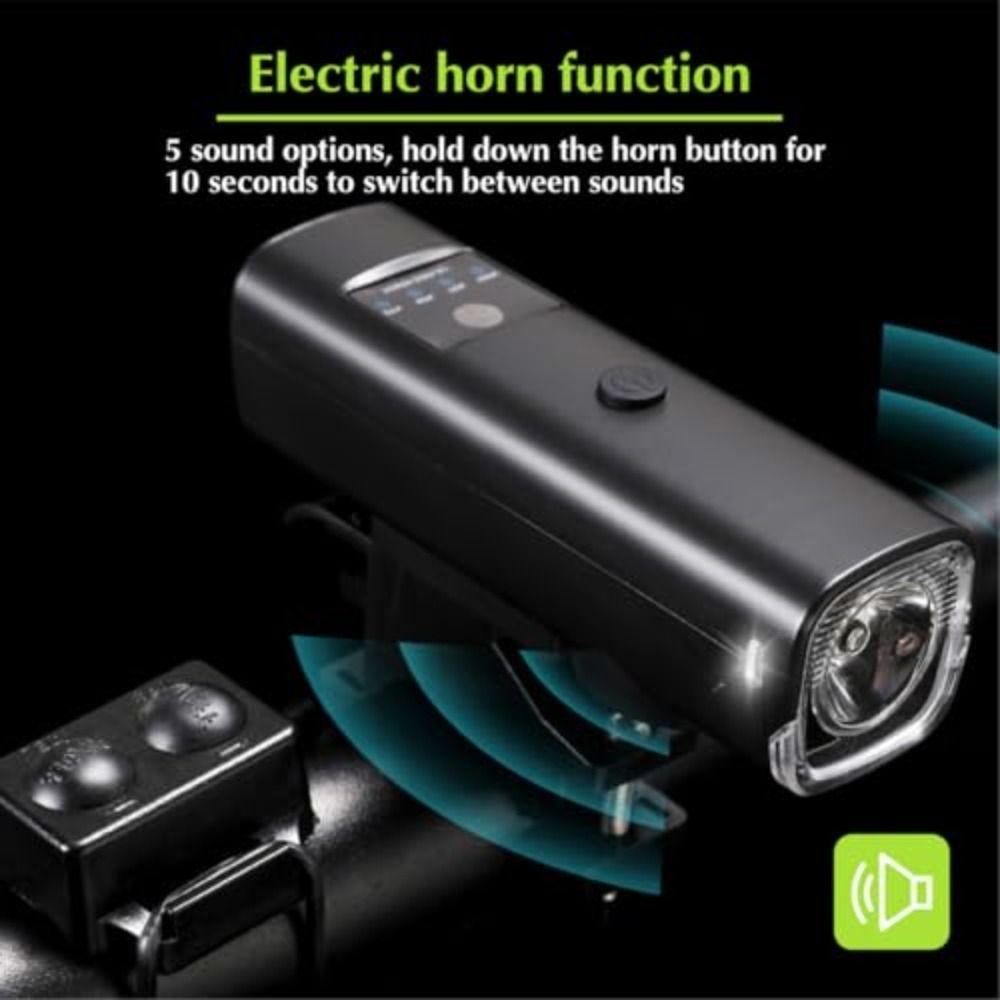 LED Headlight Bicycle Front Rear  Light Rainproof Design Taillight Light Bike Lamp  Outdoor Sports