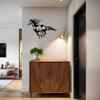Large Metal Horse Wall Art 2D Iron Panel Modern Equestrian Home Decor Gift