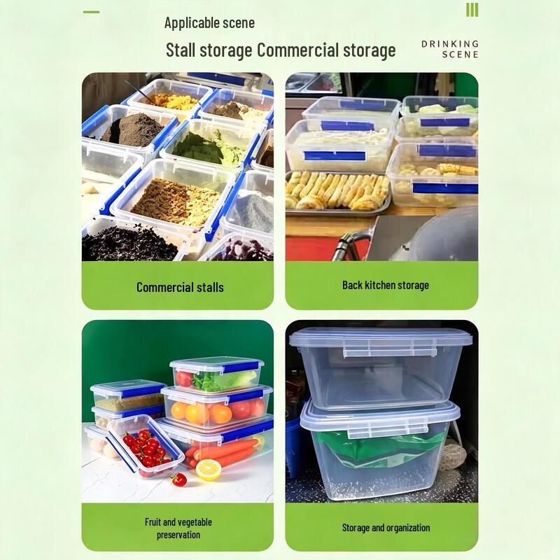 Chuan Ye Food-Grade Thickened Double-Buckle Storage Container