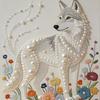 Lion Dance Decorative Painting Ornament, National Tide Lion Dancing Festive Animal Hanging Painting Diy Pearl Diamond Painting Large Size Acrylic