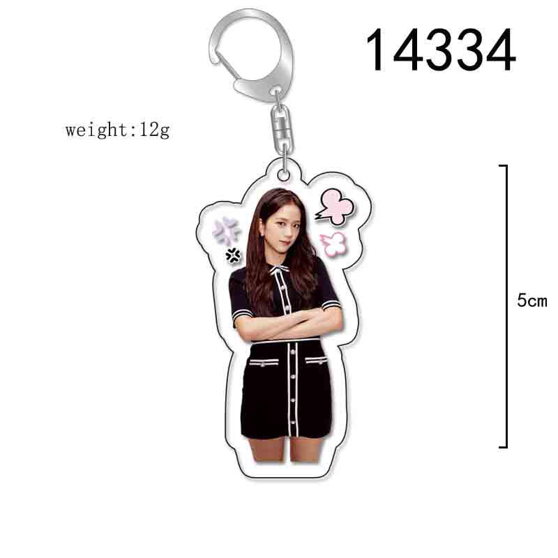 BLACKPINK Acrylic Double-Sided Keychain: Lisa, Jisoo, Jennie, Rosé