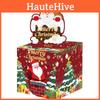 Christmas Santa Climbing Chimney Money Box With Holiday Party Decor For Home Celebration