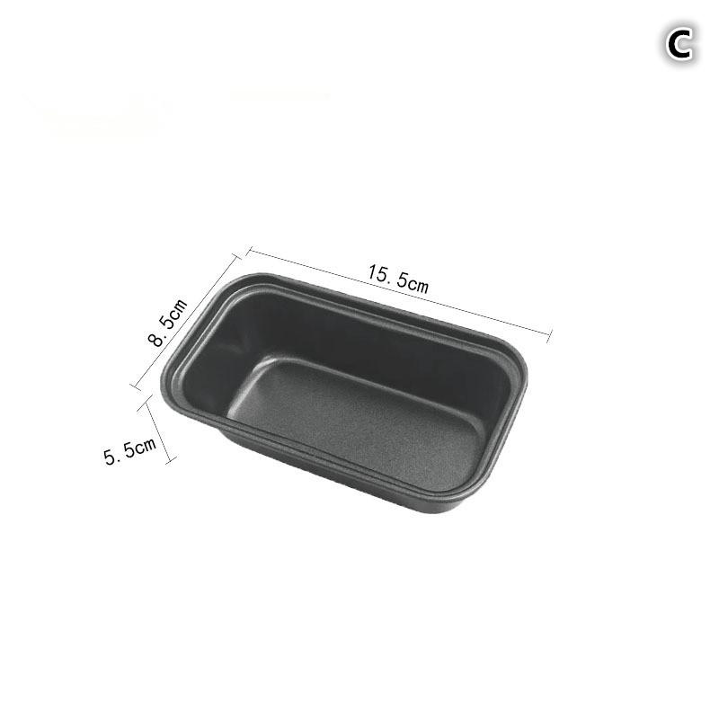 1Pcs Rectangular Nonstick Bread Loaf Pan Black/Golden Carbon Steel for Baking Homemade Bread Toast Brownies