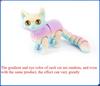 3D Printed Cats, 3D Animals for Stress Relief, Desktop Decorations Suitable for Office Workers, and Small Ornaments for Adults