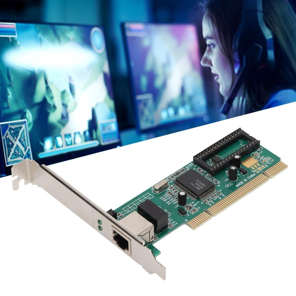 RTL8169 Chip PCI Gigabit Network Card High-Speed Transfer Gigabit Ethernet Card  Desktop Computers
