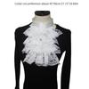 Decorative False Sleeves Jabot Collar for Woman Elastic Wrist Cuffs Detachable Collar Wedding Dress Sewing Wrist Cuffs