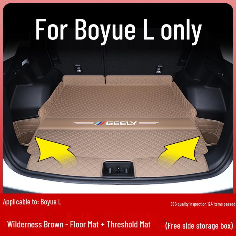 Geely Boyue L 2024 Trunk Mat - Full Coverage Tail Box Interior Decor Fán
