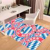 FC Bayern Munich Logo Printed Absorbent Washable Carpet, Non-Slip Bathroom Mats, Kitchen Rugs, Yoga Mat,Living Room Entrance, Camping Picnic Rugs