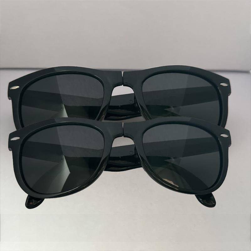 

Неполяризованные складные мужские солнцезащитные очки ночного видения, классические квадратные, антибликовые, винтажные, женские, дорожные, портативные, для спорта на открытом воздухе, очки для глаз