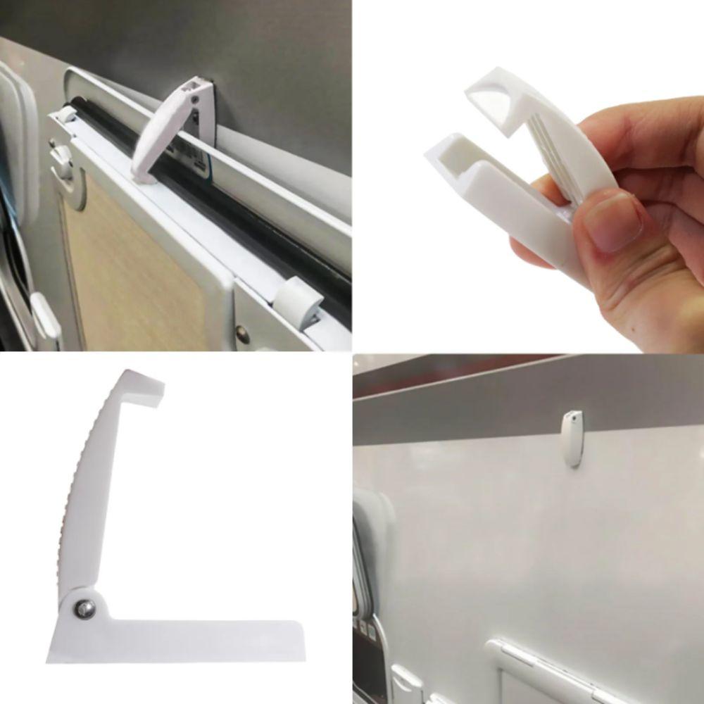 Rounded Baggage Door Clip Plastic Door Clip Hooks RV Door Catch  Camper Trailer