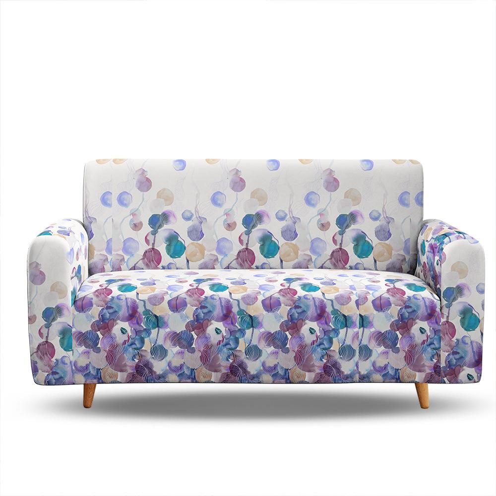 Idyllic Non-Slip Elastic Sofa Cover Pad, Universal All-Inclusive Supply In All Seasons, Multi-Color Map