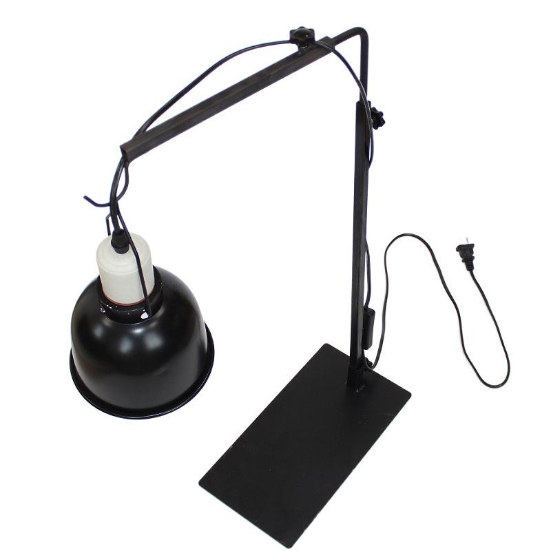 Adjustable Reptile Basking Floor Lamp with Retractable Stand for Lizards, Geckos, Parrots, Birds, and Plants