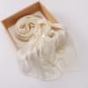 Shimmer Glitter Glitter Chiffon Shawl Elegant Pleated Glitter Shawl Flowy Hijab Shawl  for Women