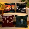 Cushion Cover Linen SkinFriendly Soft Decorative Case for Sofa Home Decor The EEagles Band Pillow Cover