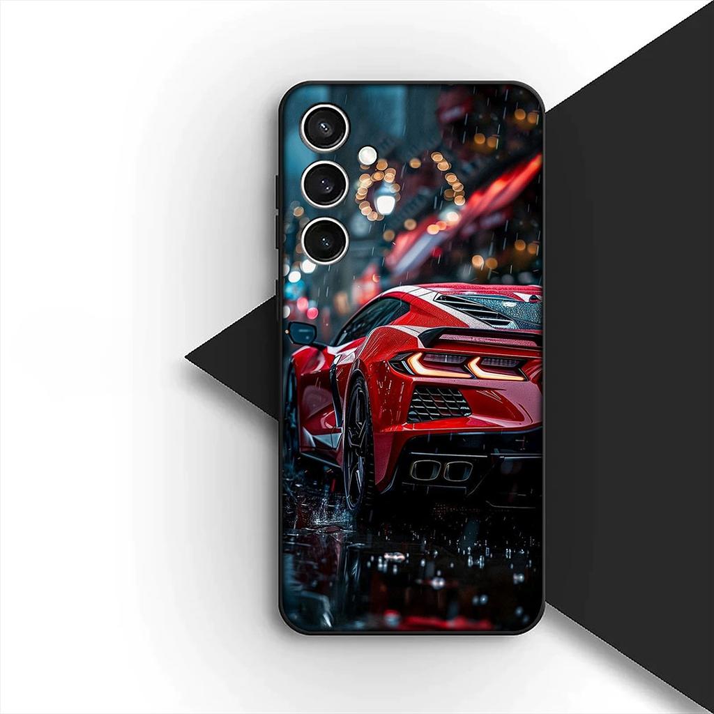 Supercar Super Car Cartoon Taillights Cover for Xiaomi Redmi Note 12 11 10 Pro 10A 10C 12C 13C Note12 12Pro Coque Phone Case