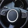Car Steering Wheel Badge Decal Badge Trim Ring Jaguar XF X760 XE X260 F-PACE X761 E-PACE X540 R Sport Logo Trim Cover