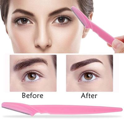 3pcs Facial Hair Removal Shaver Simple Sharp Eyebrow Scraper Portable Permanent Makeup Products Eyebrow Trimming Knife