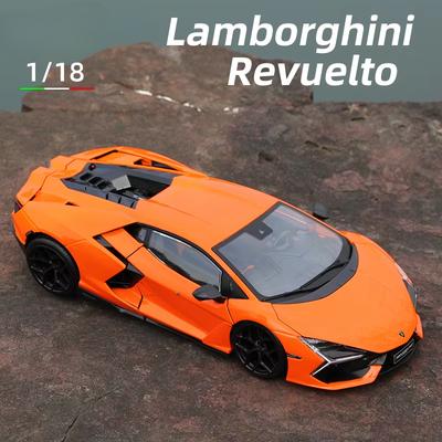 1:18 Lamborghini Revuelto Bilmodell Hybrid Simulering Supersportbil Pressgjuten Fordonsleksak Pressgjuten Legering Gåva Samlarobjekt Prydnader Pojkgåva