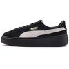 Suede Platform Core Black White Womens 362223-05