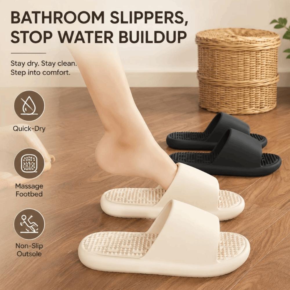 Anti-odor Bathroom Massage Slippers Acupressure Home Sandals New Women Slippers  Indoor Outdoor