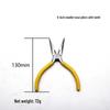 5" Mini Pliers for DIY Jewelry, Multi-Function Wire Cutters, Angled Top Cutting Pliers
