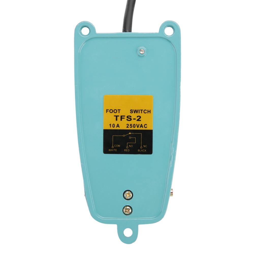Aluminum Alloy Foot Pedal Switch AC 250V 10A Pedal Switch  Industrial Use