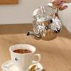 Elegant Electroplated Tea Pot Stainless Steel Teapot with Ergonomic Handle for Home Camping and Office Use