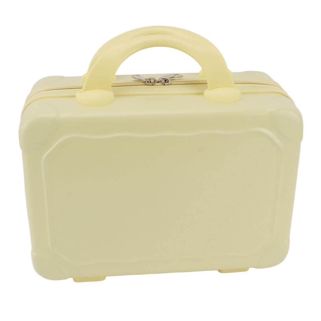 14in Cosmetic Box Suitcase Design Vintage   Large Capacity Portable ABS Makeup Bag for Women Girls Travel