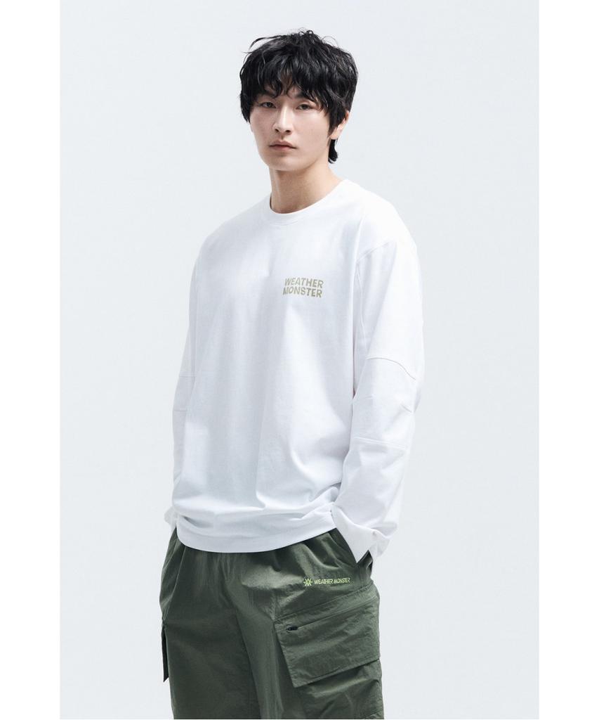 Koolongseupocheu Wm Unisex Long Sleeve Print T-Shirt 8Utbs26104Ivo