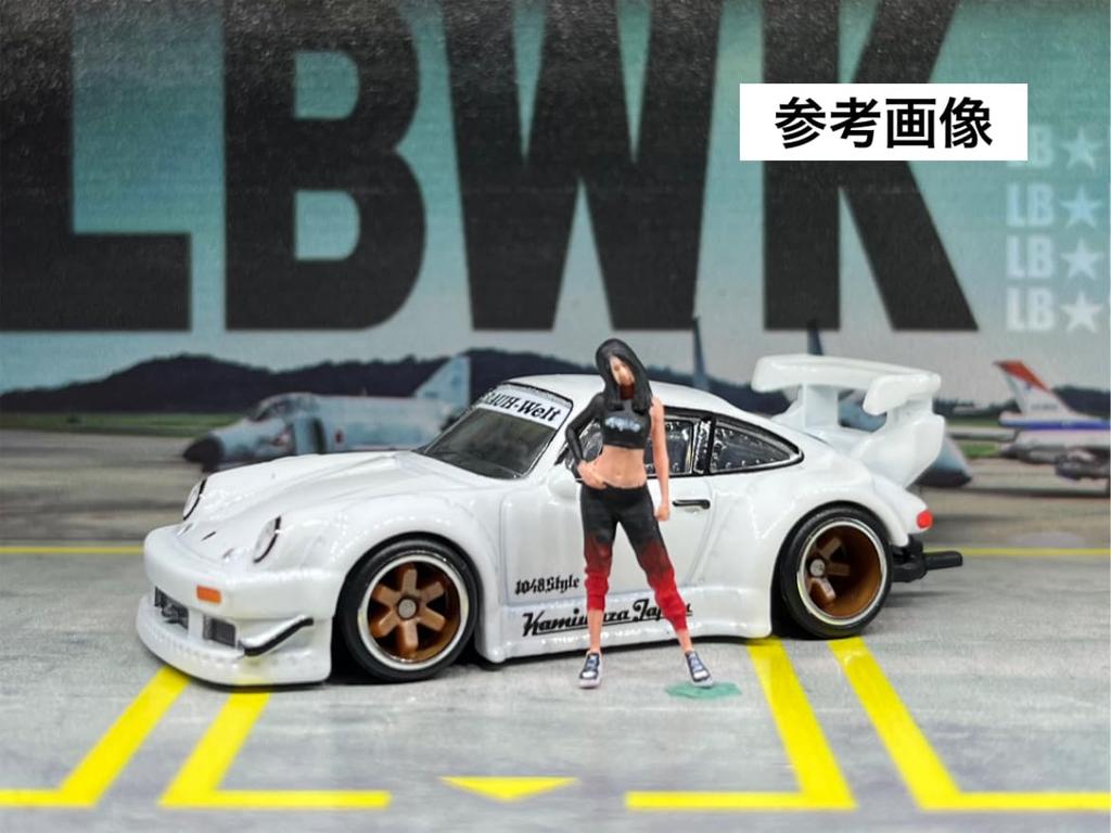 MiniRealm Figure Model Girl MR0059 Model Diorama Minicar Miniature 1/64 [Used]