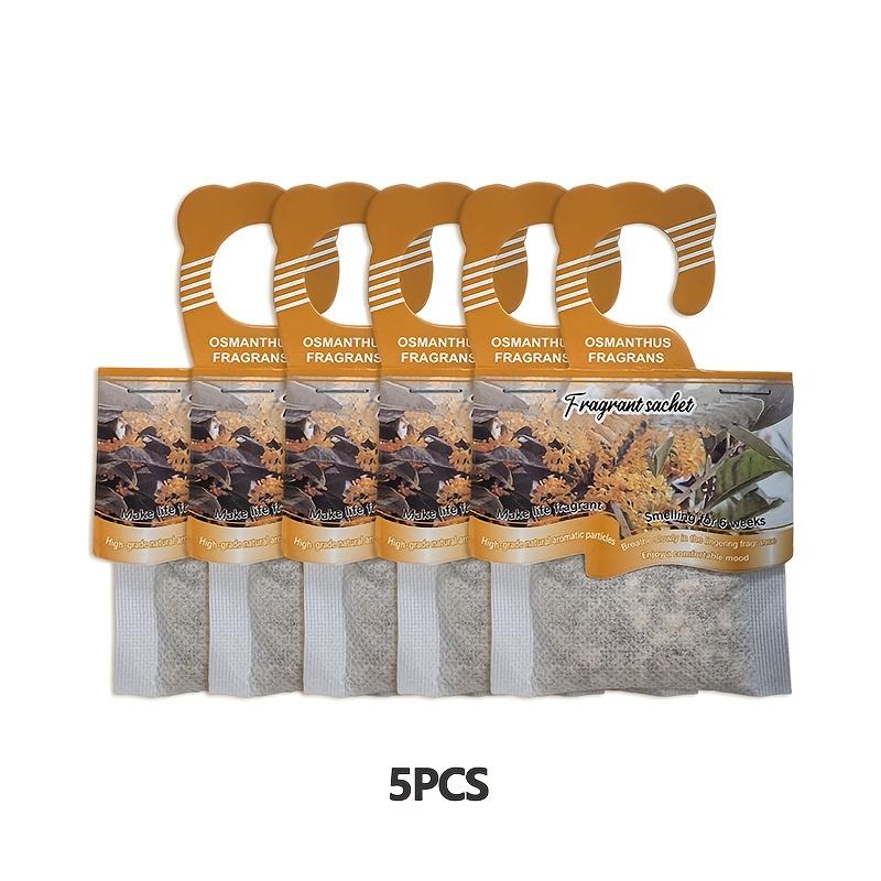 

Универсальные ароматерапевтические саше для автомобилей, шкафов и ванных комнат - Ароматы лаванды, жасмина, корицы, лимона и розы - Устранитель запахов и освежитель 5 Pieces