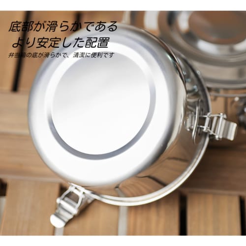 Stainless Steel Bento Box, Food Storage Container, 650ml/1000ml/1600ml, Kimchi Storage Container, Odor Prevention, Sealing Ring, Airtight, Can be Used