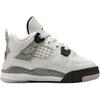 Air Jordan 4 Retro OG TD White Cement 2025 Dětské tenisky Summit-White Fire-Red Tech-Grey IB4387-100