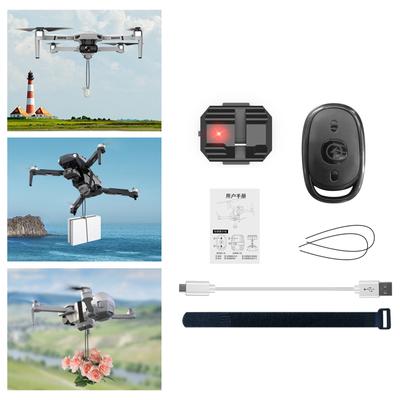 Drones Airdrop Thrower Kit Wedding Proposal Rings Gift Delivery & Rescue Devices Fit for Mavic Air 2/Air 2S FIMI X8