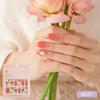 Floral Nail Stickers - 24pcs Self-Adhesive Strips, Quick 5-Min Manicure