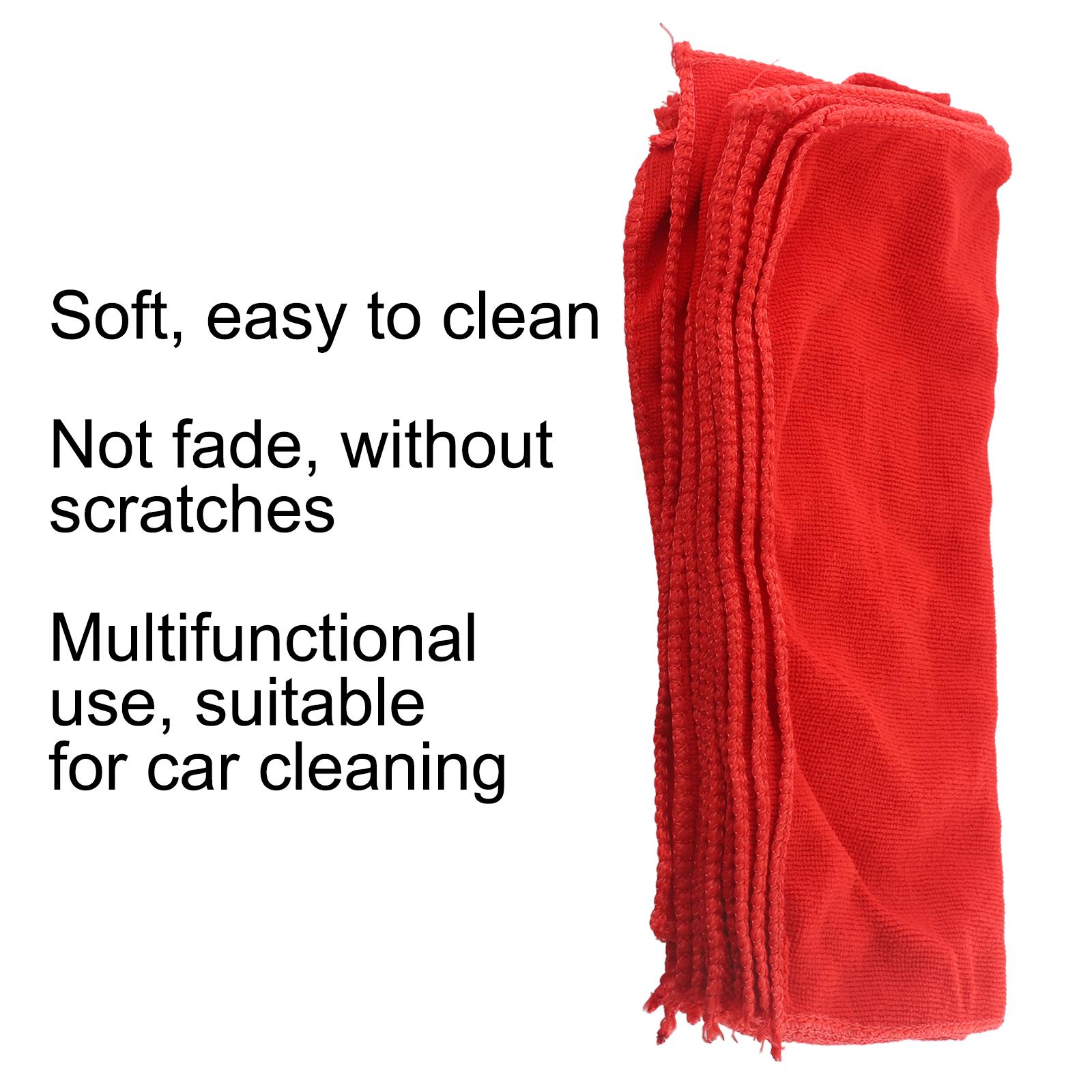 

10pcs/Set 30x30cm Drying Washing Cleaning Towel Car Polishing Detailing Waxing Cloth Sponges Cloths And Brushes China Mainland
