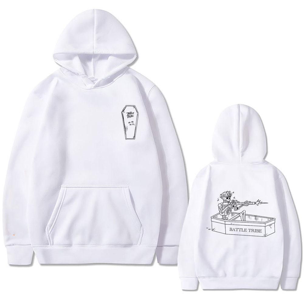 Forward Observations Group Battle Tribe From The Grave Pull Over Print Hoodie Vintage Skelett Hoodies Herren Übergröße Sweatshirt